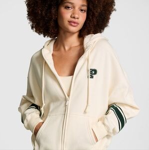 Vs Pink Nwt Varsity Zip Up